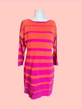 Women's Calvin Klein striped sweater dress size small